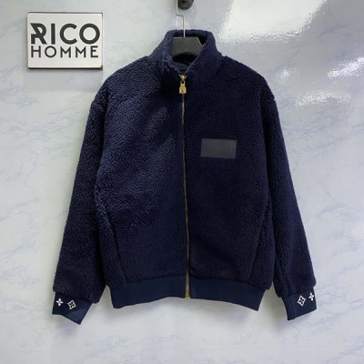 루이B통 패치 플리스 블루종 자켓 (PREMIUM)