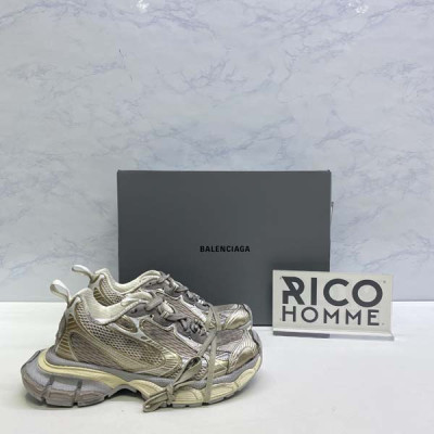 발렌시A가 3XL 트레이너 스니커즈 (화이트)