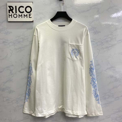 크롬HA츠 홀슈스 블루 롱 슬리브 티셔츠 (PREMIUM)