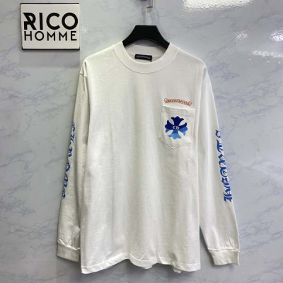 크롬HA츠 블루 웨이브 롱 슬리브 티셔츠 (PREMIUM)