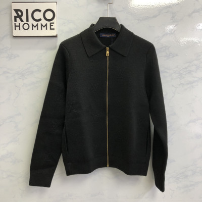 루이B통 엠보스드 테크니컬 울 블루종 자켓 (PREMIUM)