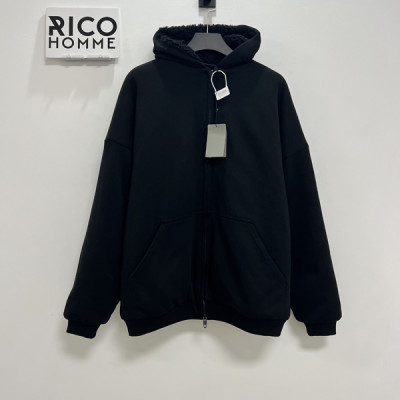 발렌시A가 3b 스포츠 아이콘 시어링 후드집업 (PREMIUM)