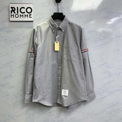 톰*라운 암밴드 핀 스트라이프 셔츠 (PREMIUM)