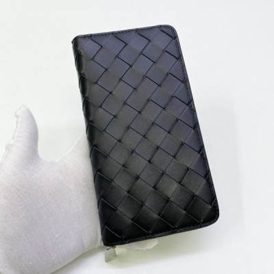 보*가 베*타 인트레치아토 지퍼 어라운드 카프스킨 장지갑 (3color)