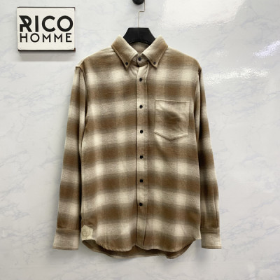 남녀공용 로로피A나 잭 브러시드 체크 셔츠 (PREMIUM)