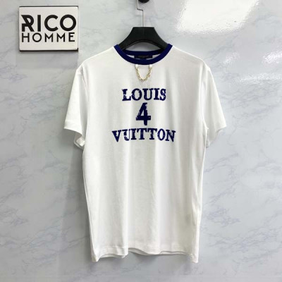 루이B통 우먼 LV 체인 컬러마니아 반팔 티셔츠 (1:1 HIGH PREMIUM)