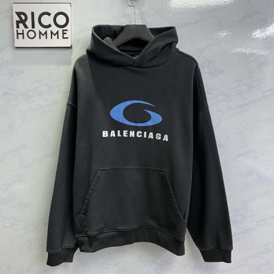 발렌시A가 루프 스포츠 아이콘 후드 티셔츠 (1:1 HIGH PREMIUM)