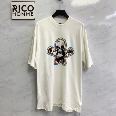 크롬HA츠 포티티터스 스컬 프린트 반팔 티셔츠  (1:1 HIGH PREMIUM)