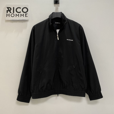 발렌시A가 백 로고 윈드브레이커 자켓 (1:1 HIGH PREMIUM)