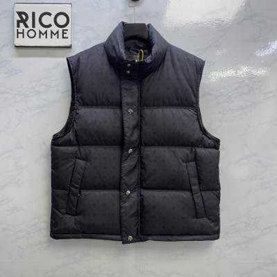 크롬HA츠 자카드 푸퍼 다운 패딩 베스트 (PREMIUM)