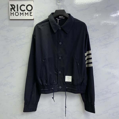 톰*라운 울 4-바 드로스트링 웨이스트 블루종 자켓 (PREMIUM)