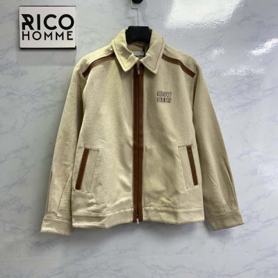 미*미* 자카드 캔버스 블루종 자켓 (PREMIUM)