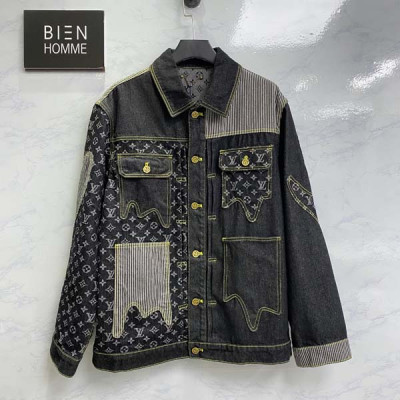 루이B통 모노그램 크레이지 데님 워크 자켓 (PREMIUM)