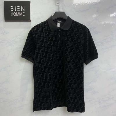 펜D FF 모티프 피케 반팔 티셔츠 (PREMIUM)