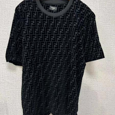 펜D 플록 FF 프린트 반팔 티셔츠 (1:1 HIGH PREMIUM)