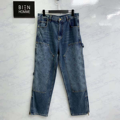 루이B통 워크웨어 데님 자켓 & 팬츠 세트 (PREMIUM)