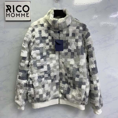 루이B통 다미에 카모플라주 플리스 블루종 자켓 (1:1 HIGH PREMIUM)