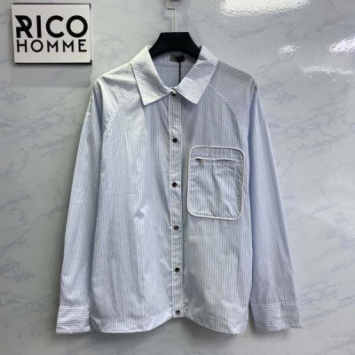 D올 쿠틔르 블루 스프라이트 자수 셔츠 (1:1 HIGH PREMIUM)