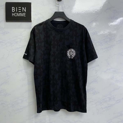 크롬HA츠 홀슈스 세메터리 반팔 티셔츠 & 쇼츠 팬츠 (1:1 HIGH PREMIUM)