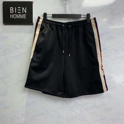 9찌 라인 로고 하프팬츠 (PREMIUM)