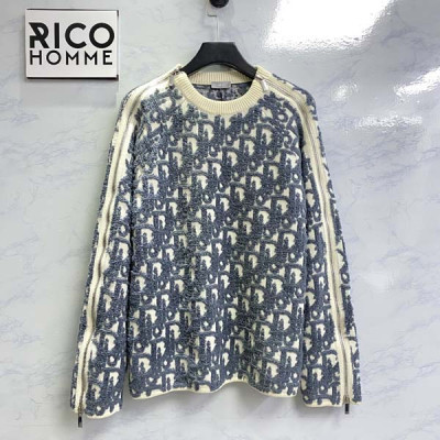 D올 2024 울 블렌드 자카드 니트 스웨터 (1:1 HIGH PREMIUM)