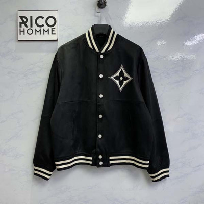 루이B통 엠벨리시드 램스킨 보머 블루종 자켓 (1:1 HIGH PREMIUM)