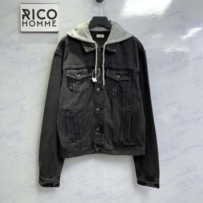 CEL*NE 차콜 워시 데님 트러커 자켓 (PREMIUM)