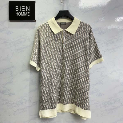 D올 오블리크 폴로 카라 셔츠 (PREMIUM)