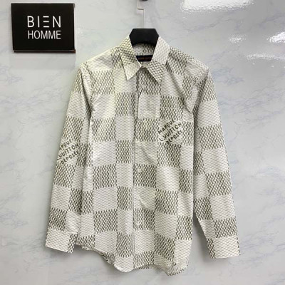 루이B통 다미에 클래식 롱 셔츠 (PREMIUM)