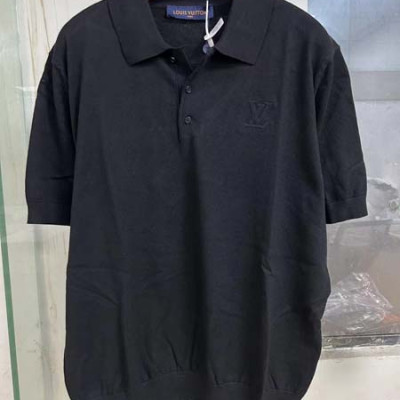 루이B통 캐시미어 블랜드 폴로 반팔 티셔츠 (1:1 HIGH PREMIUM)