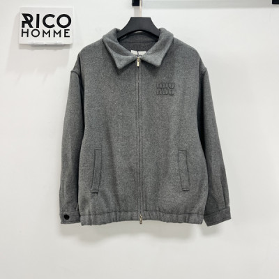 미*미* 아이코닉 더블 블루종 자켓 (PREMIUM)