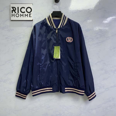 9찌 리버서블 나일론 캔버스 블루종 자켓 (1:1 HIGH PREMIUM)