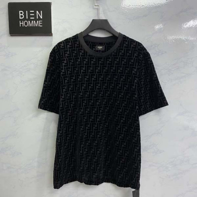 펜D 플록 FF 프린트 반팔 티셔츠 (1:1 HIGH PREMIUM)