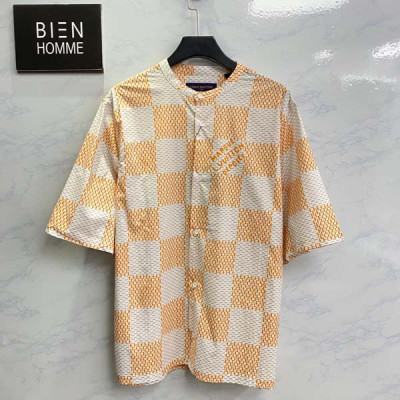 루이B통 다미안 Officer 카라 반팔 셔츠 (PREMIUM)