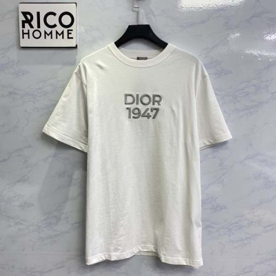D올 1947 자수 캐주얼 크루넥 반팔 티셔츠 (1:1 HIGH PREMIUM)
