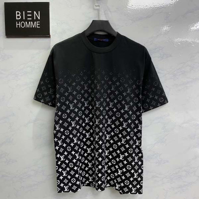 루이B통 모노그램 그라디언트 블랙 반팔티 (PREMIUM)