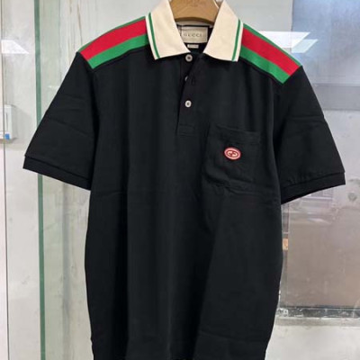 9찌 인터로깅 GG 숄더 포인트 폴로 반팔 셔츠 (1:1 HIGH PREMIUM)