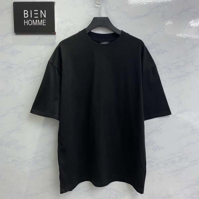 발렌시A가 라인스톤 백로고 반팔티셔츠 (1:1 HIGH PREMIUM)