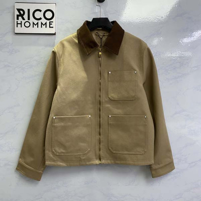 루이B통 워크웨어 코튼 캔버스 블루종 데님 자켓 (1:1 HIGH PREMIUM)