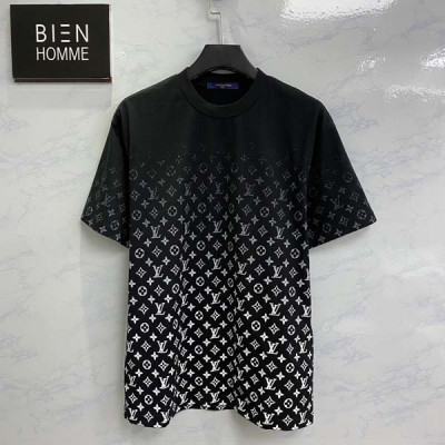 루이B통 모노그램 그라디언트 블랙 반팔티 (PREMIUM)