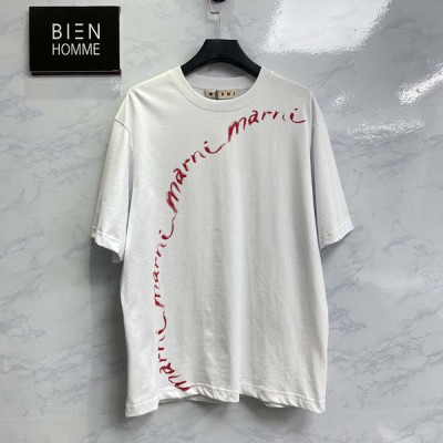 M*RNI 로고 프린트 반팔 티셔츠 (PREMIUM)