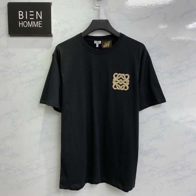 로E베 애너그램 테리 자수 반팔 티셔츠 (1:1 HIGH PREMIUM)