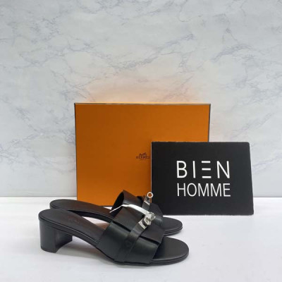 H르메스 Gigi 50 카프스킨 샌들 (WOMAN)