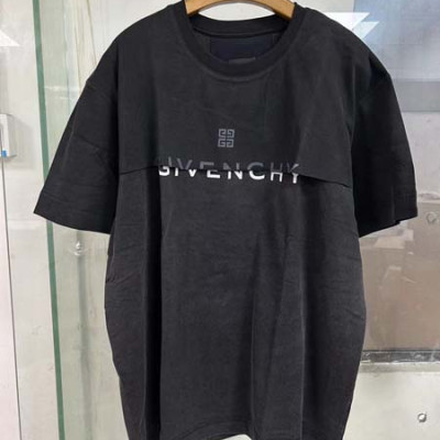 G방시 베이직 로고 레이어드 반팔티 (PREMIUM)