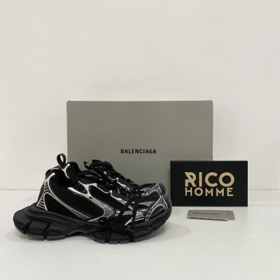 발렌시A가 3XL 트레이너 스니커즈 (블랙)