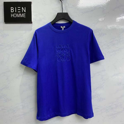 로E베 크루넥 에너그램 로고 자수 반팔 티셔츠 (PREMIUM)