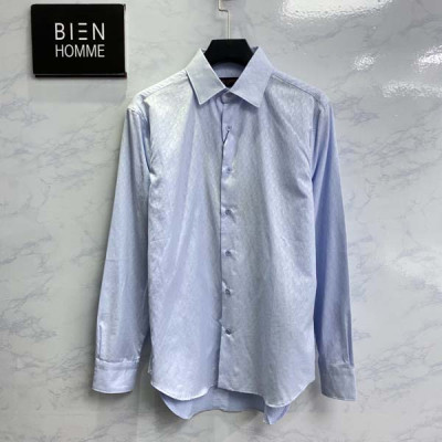 루이B통 LV 자카드 코튼 셔츠 (PREMIUM)