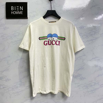 9찌 X Hattie Stewart 아이즈 프린트 반팔 티셔츠 (1:1 HIGH PREMIUM)