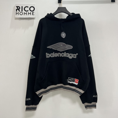 발렌시A가 3B 풋볼 폴로 후드티셔츠 (PREMIUM)