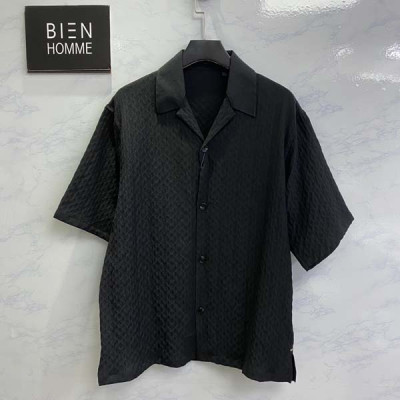 루이B통 모노그램 실크 블렌드 반팔 셔츠 (1:1 HIGH PREMIUM)